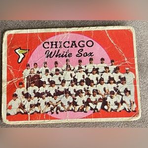 1959 Topps Baseball #94 Chicago Whites Sox Team Card Checklist